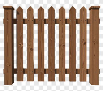 Wooden Fence Panel PNG