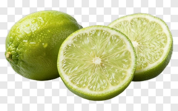 Fresh Lime Fruit Slices PNG
