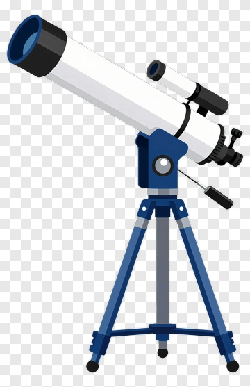 Telescope On A Tripod PNG