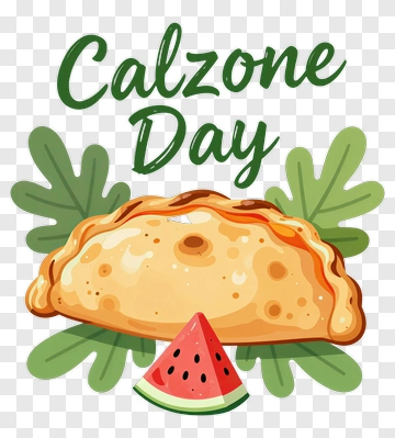 Calzone Day With Watermelon Slice PNG