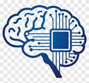 Brain With Circuit Board Design PNG