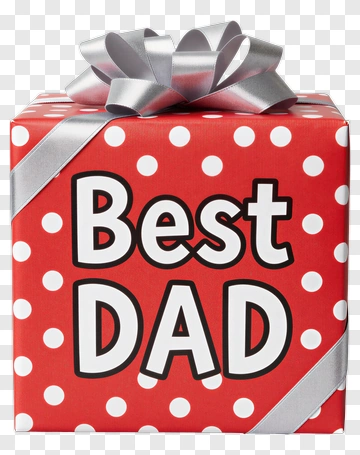 Best Dad Gift Box PNG