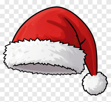 Cartoon Santa Hat PNG