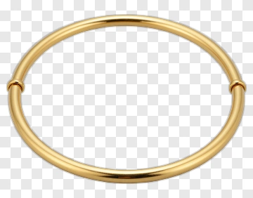 Gold Bangle Bracelet PNG