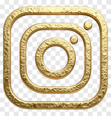 Golden Instagram Logo PNG