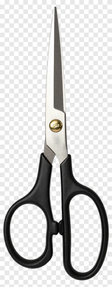 Scissors With Black Handles PNG