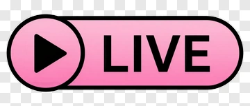 Pink Live Button PNG