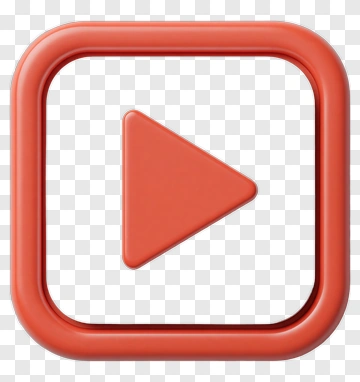 Red Play Button Icon PNG