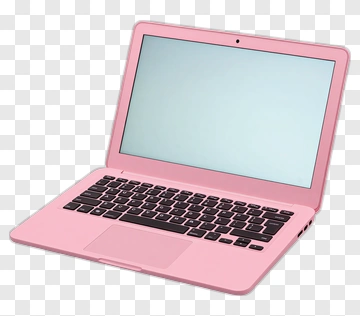 Pink Laptop PNG