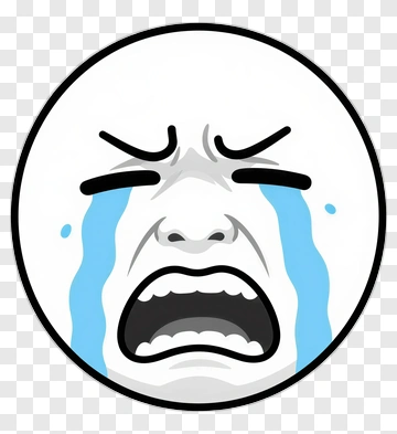 Crying Emoji Face PNG