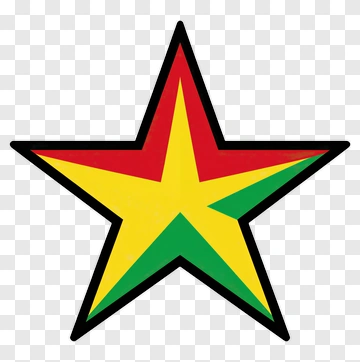 Colorful Star Shape PNG