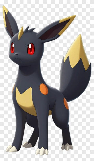 Eevee Evolution Umbreon Character PNG