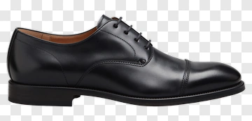 Black Leather Dress Shoe PNG