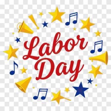 Labor Day Celebration Design PNG