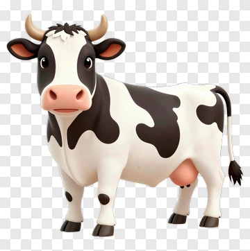 Cartoon Cow PNG