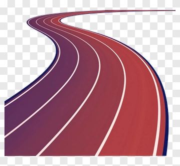 Curved Running Track PNG