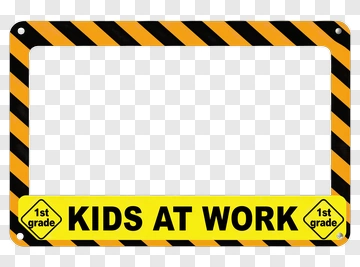 Kids At Work Sign PNG