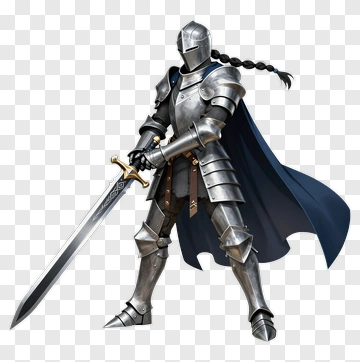 Knight Holding A Sword PNG
