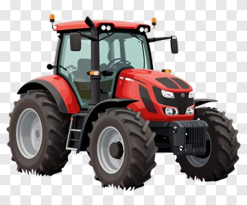 Red Tractor PNG
