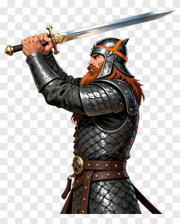 Knight Holding A Sword PNG
