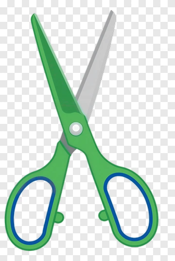 Green Scissors PNG