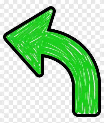 Green Arrow Pointing Left PNG