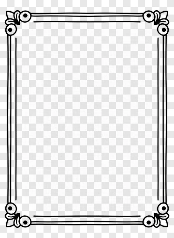Decorative Border Frame PNG