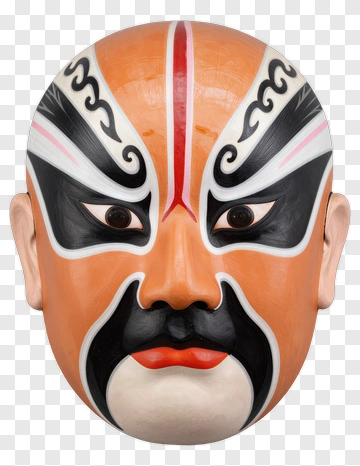 Traditional Chinese Opera Mask PNG