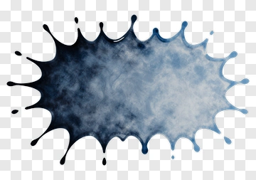 Ink Splash With Dark And Light Shades PNG