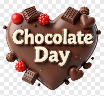Chocolate Day Heart Decoration PNG
