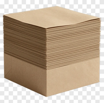 Stack Of Brown Paper Sheets PNG