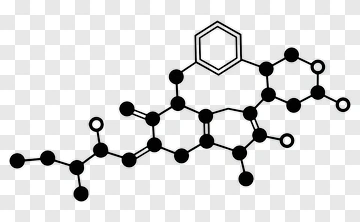 Chemical Structure Illustration PNG