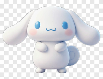 Cute Cartoon Bunny Character PNG