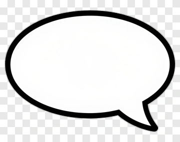 Speech Bubble Outline PNG