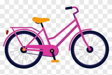 Pink Bicycle PNG