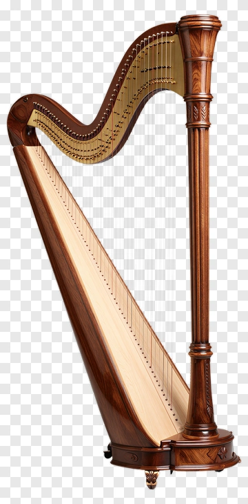 Wooden Harp PNG