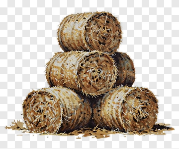 Stack Of Hay Bales PNG