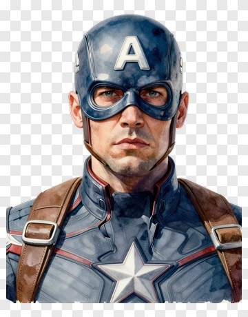 Superhero Portrait In Costume PNG