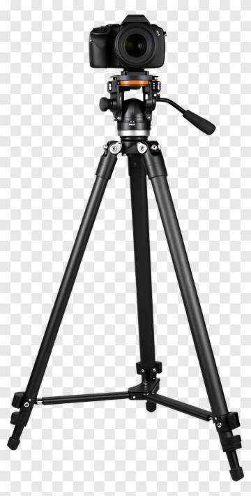 Camera Tripod With Adjustable Head PNG