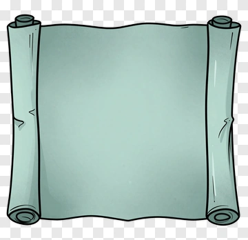 Blank Scroll With Rolled Edges PNG