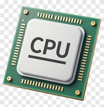 Cpu Microprocessor Chip PNG