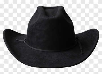 Black Cowboy Hat PNG
