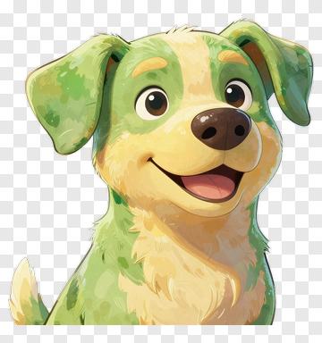 Cartoon Dog Smiling PNG
