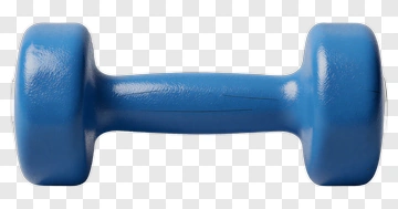 Blue Dumbbell PNG