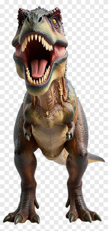 3D Tyrannosaurus Rex Figure PNG