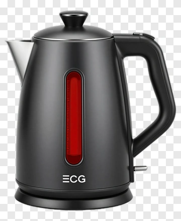 Black Electric Kettle PNG