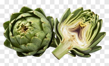 Artichoke Halved PNG