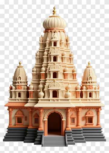 Detailed Temple Model PNG