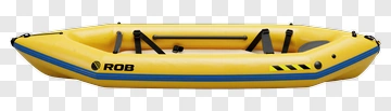 Yellow Inflatable Raft PNG