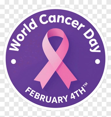 World Cancer Day Ribbon Design PNG